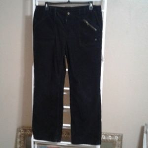 Venezia Cute Black Stretch Corduroy Pant Size 18
